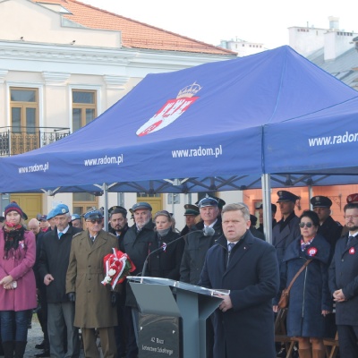 Przemawia wiceminister Obrony Narodowej W. Skuriewicz